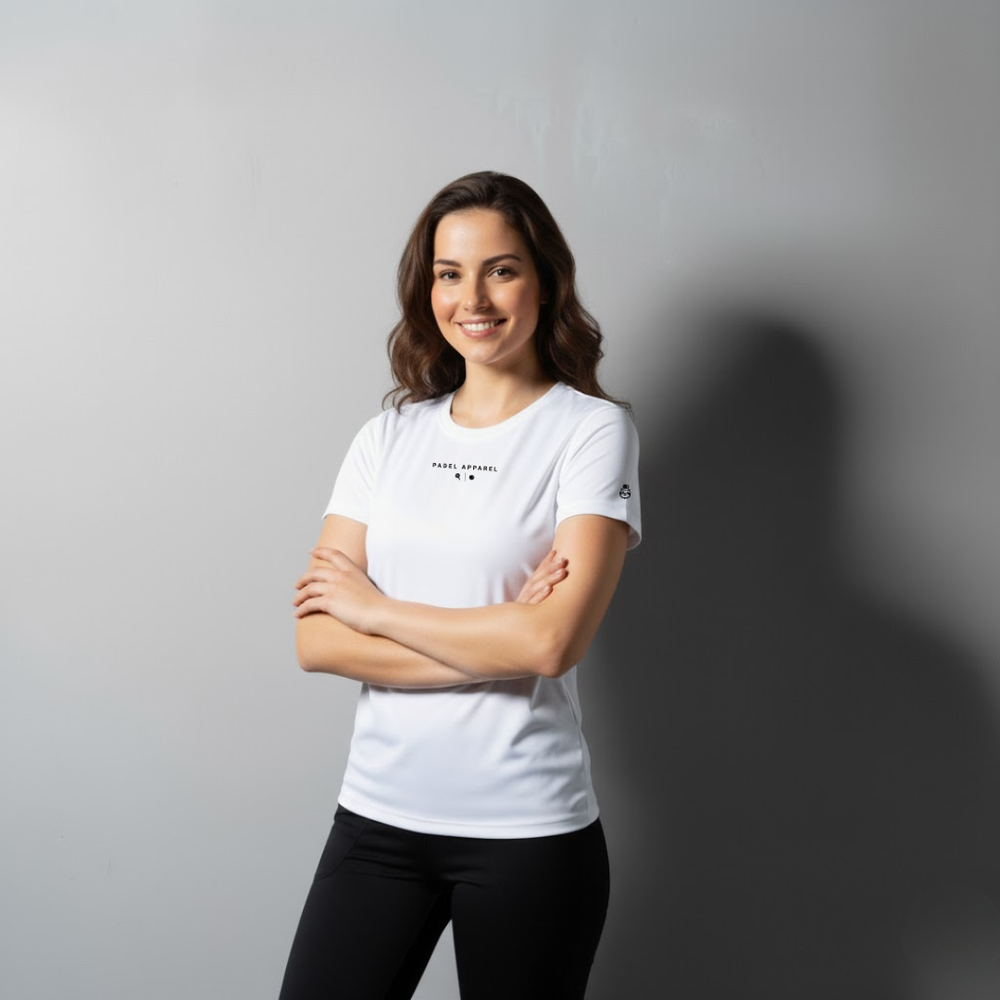 Not Just For Padel: On Court Padel Tee- White