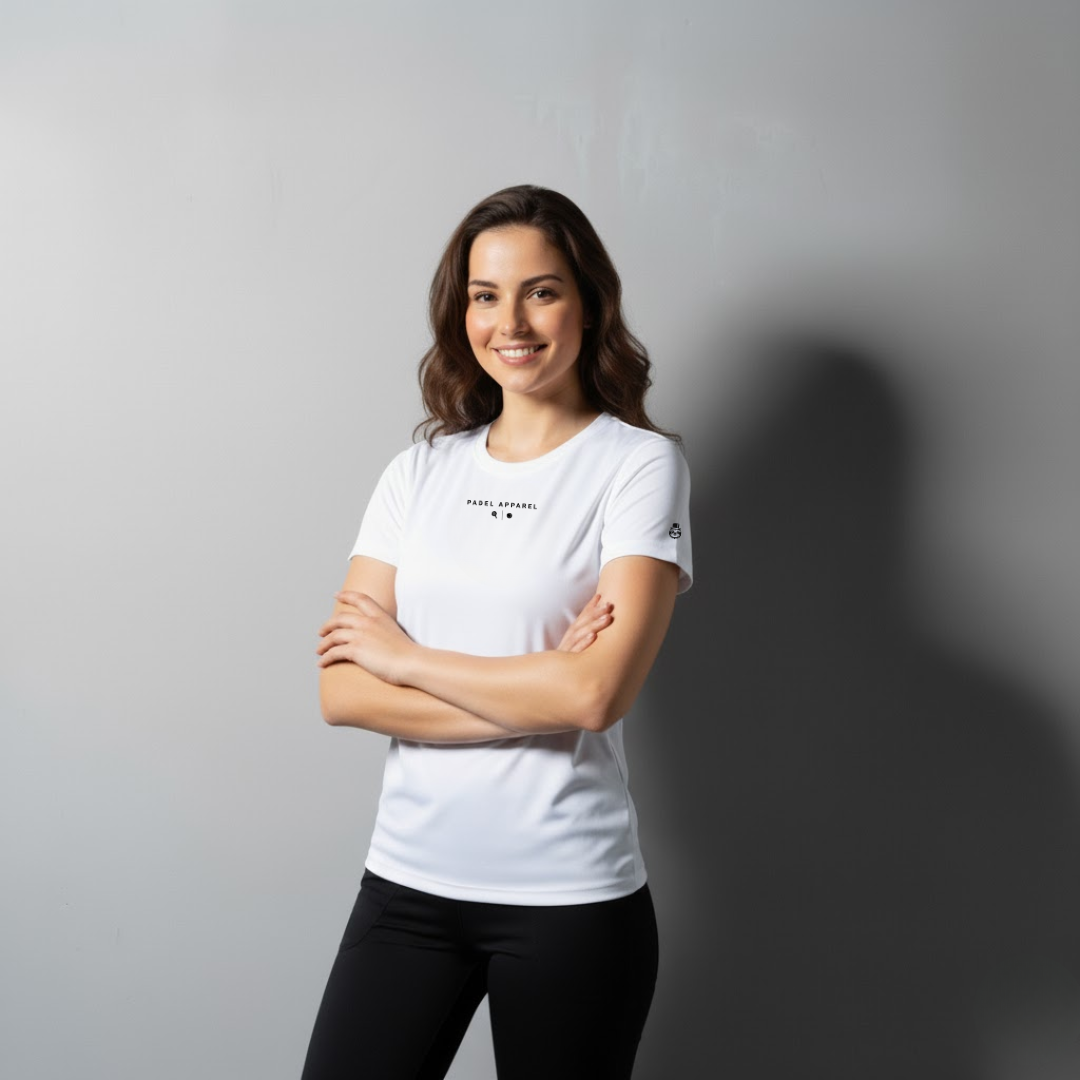 Not Just For Padel: On Court Padel Tee- White