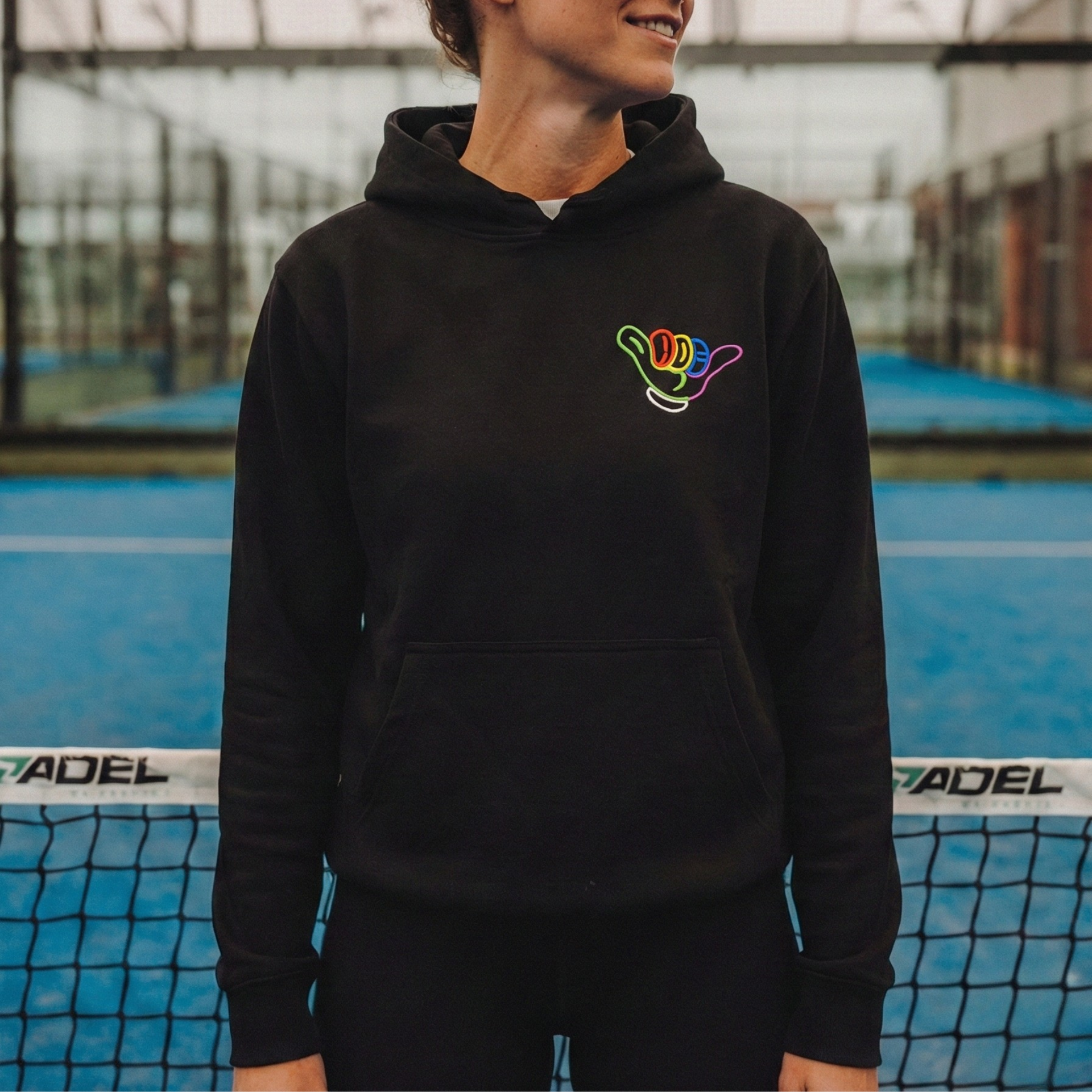 Hang Loose Hoodie- Black – Padel Apparel