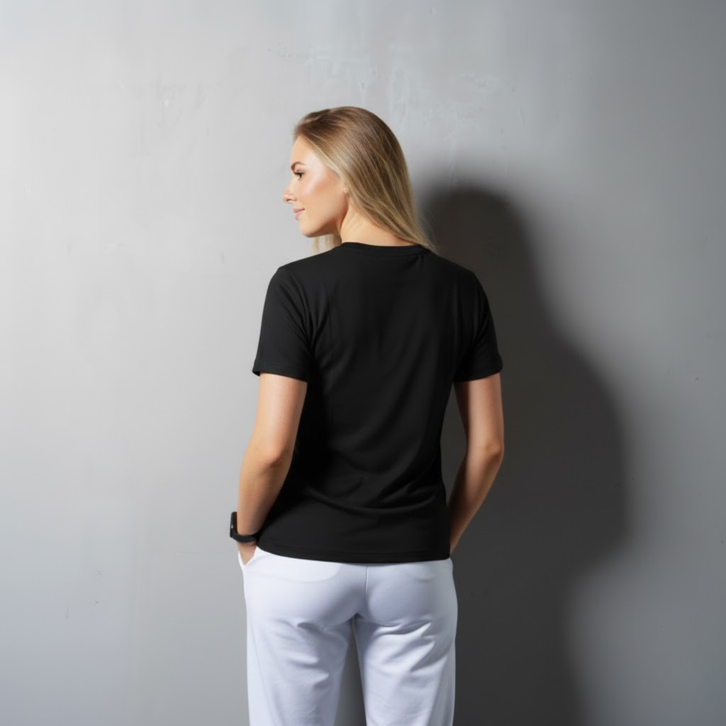 On Court Padel Tee- Black