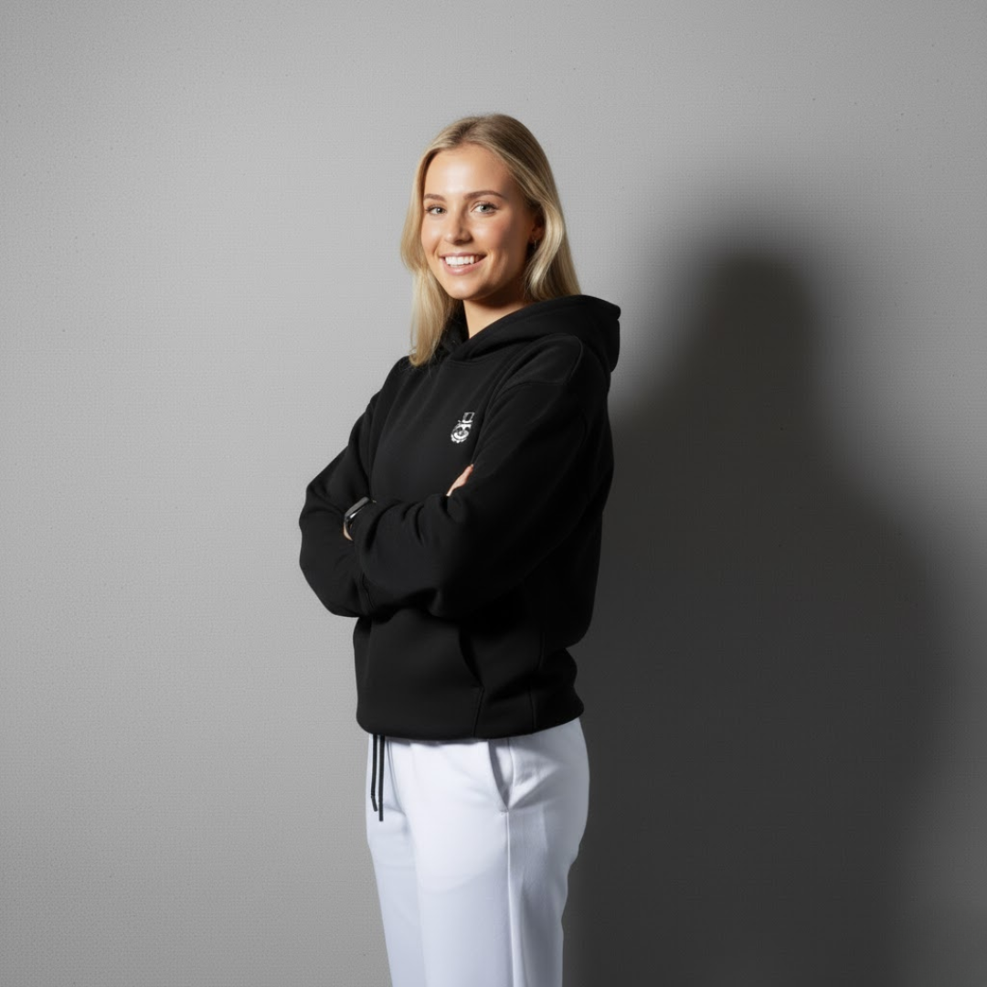 Ladies Hoodie- Black