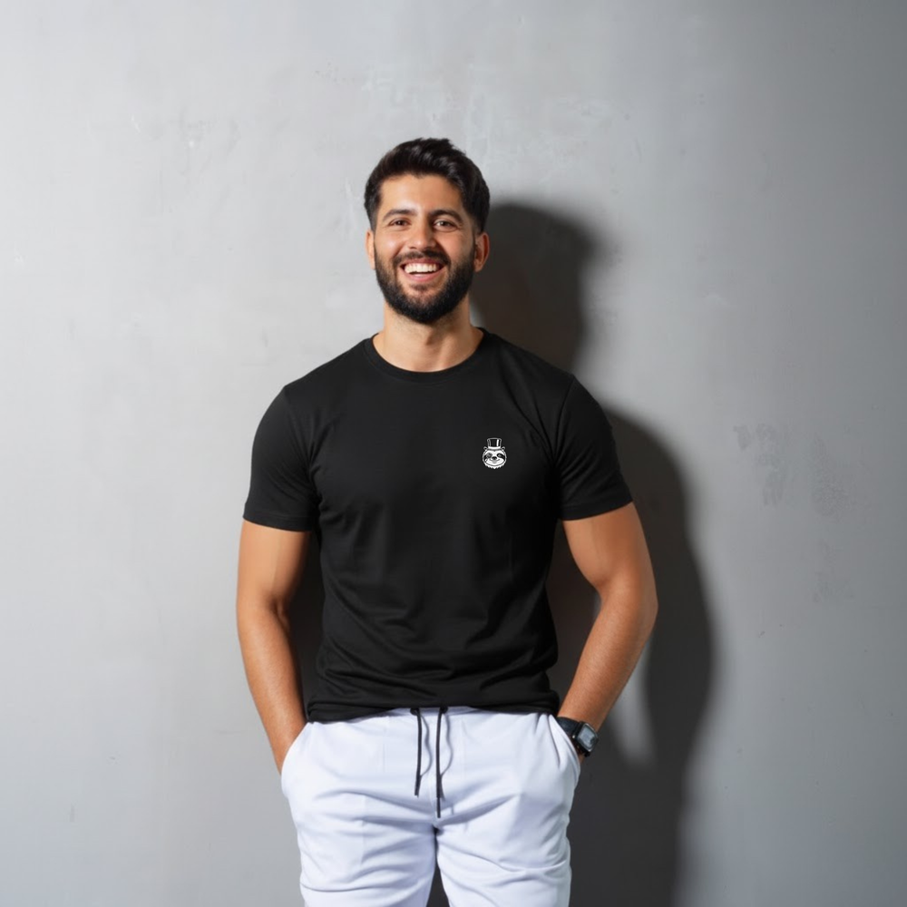 On Court Padel Tee - Black