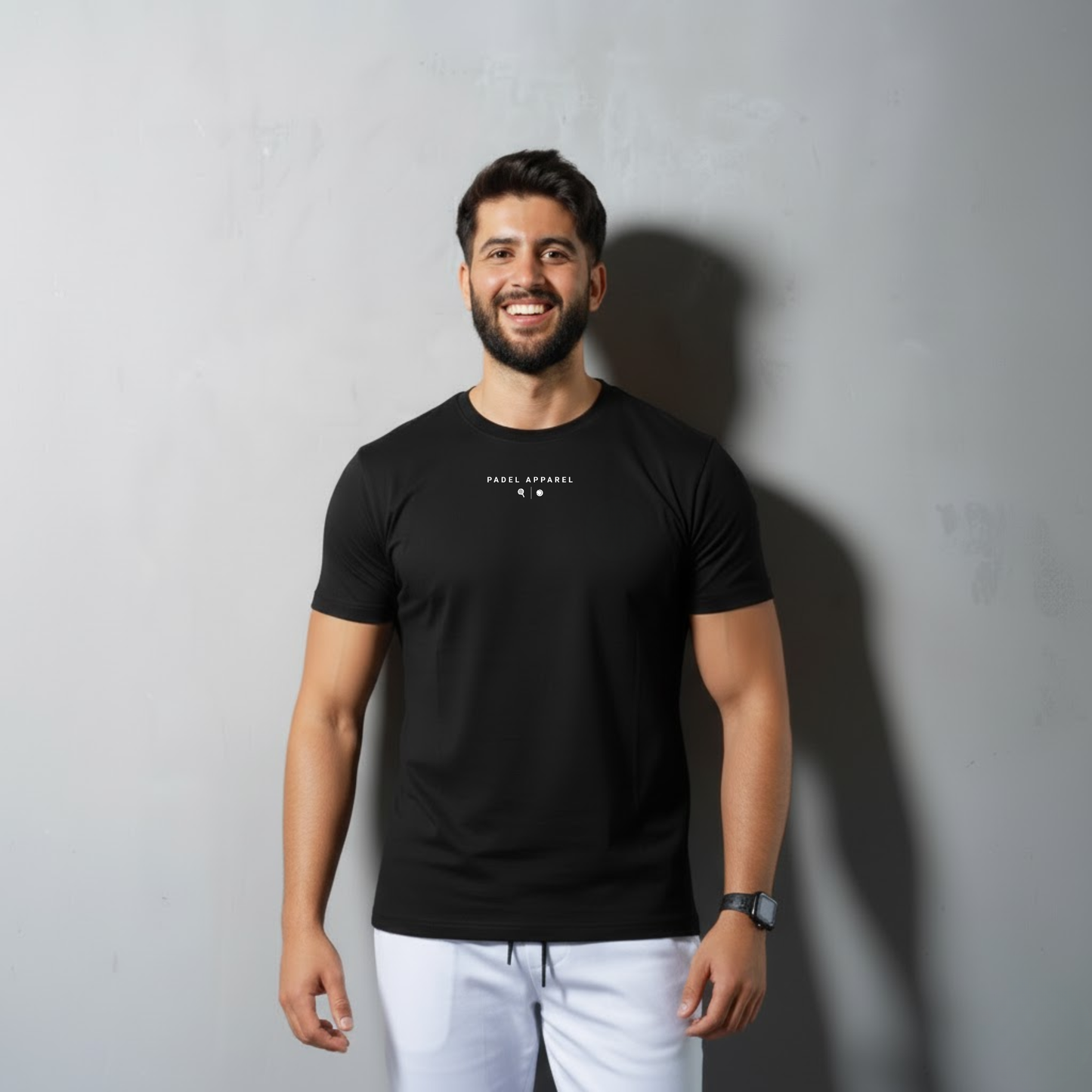 Not Just For Padel: On Court Padel Tee- Black