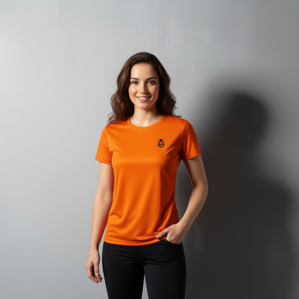 On Court Padel Tee- Orange