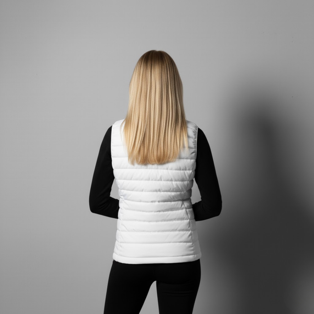 Women’s On & Off Court Padel Gilet- White