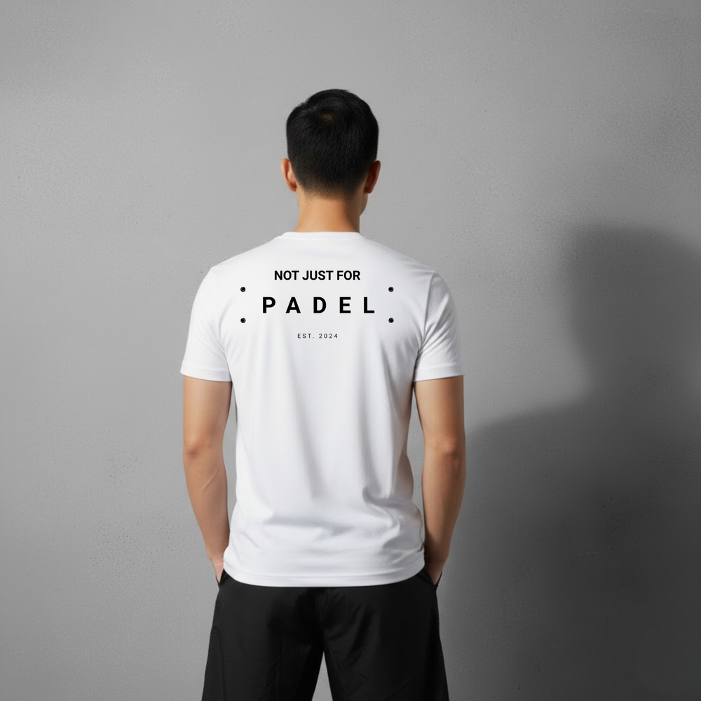 Not Just For Padel: On Court Padel Tee- White